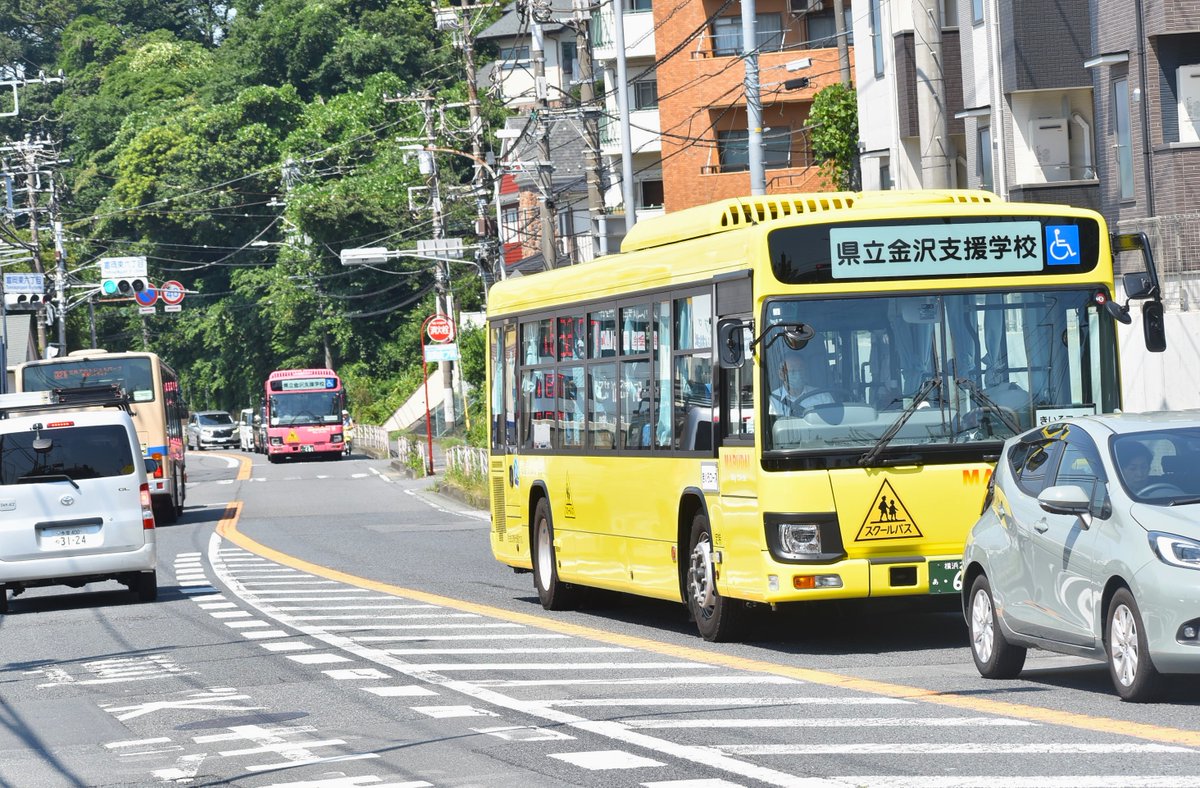 13時台の横浜市交通局の321系統に入った2703☀️能見台ルートで、富岡