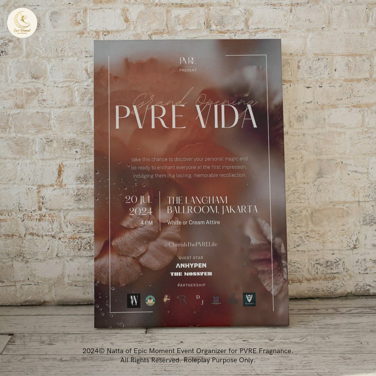 ㅤ
ㅤ
        Discover    your    personal   magic ☘︎ ݁˖
        𓍢ִ໋🀦  in a lasting memorable collection

        𝐏𝐕𝐑𝐄 𝐕𝐈𝐃𝐀  𓇢𓆸  𝑮𝐑𝐀𝐍𝐃 𝑶𝐏𝐄𝐍𝐈𝐍𝐆
        The Langham Jakarta | Jul 20th 2024
        #CherishThePVRELife ⋆.˚🦋༘⋆

ㅤ