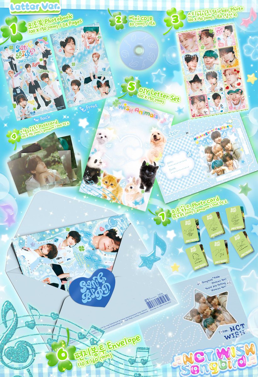 -` wts lfb ph neta ´- #mngisells 🧺

🍀 NCT Wish Songbird SEALED Album (Letter Ver)
💸 P350 ea
🚚 AUGUST ETA
⏳ DOP : P100 dp ; RemBal COD
🏷️ ALL-IN + LSF

reply/dm mine to claim!