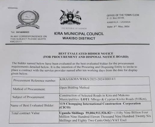 GKMAUrbanDevt's tweet photo. The 2nd contract for roadworks under GKMA-UDP will be signed tomorrow in @KiraMunicipali1 for Mbogo &amp; Cyprian Kizito roads. This is yet another milestone in  implementation of the Program. @KagutaMuseveni @WorldBank @AFD_en @HajjatMinsa @kyofakabuye2 @MoWT_Uganda @MKarekye https://t.co/dycH8Q62T8