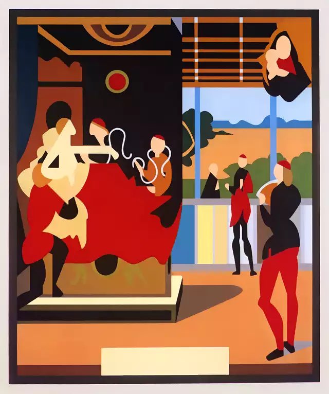 You ever seen the full painting on Eno's Another Green World  before? You have now.