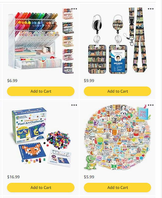 tkrenks's tweet photo. @TheAlexisKraft @amazon Thank you for creating this for all of us to share! Year 11 in my elementary library and always we are looking for things! https://t.co/fdz50DwFpM https://t.co/IfuDhRz45g