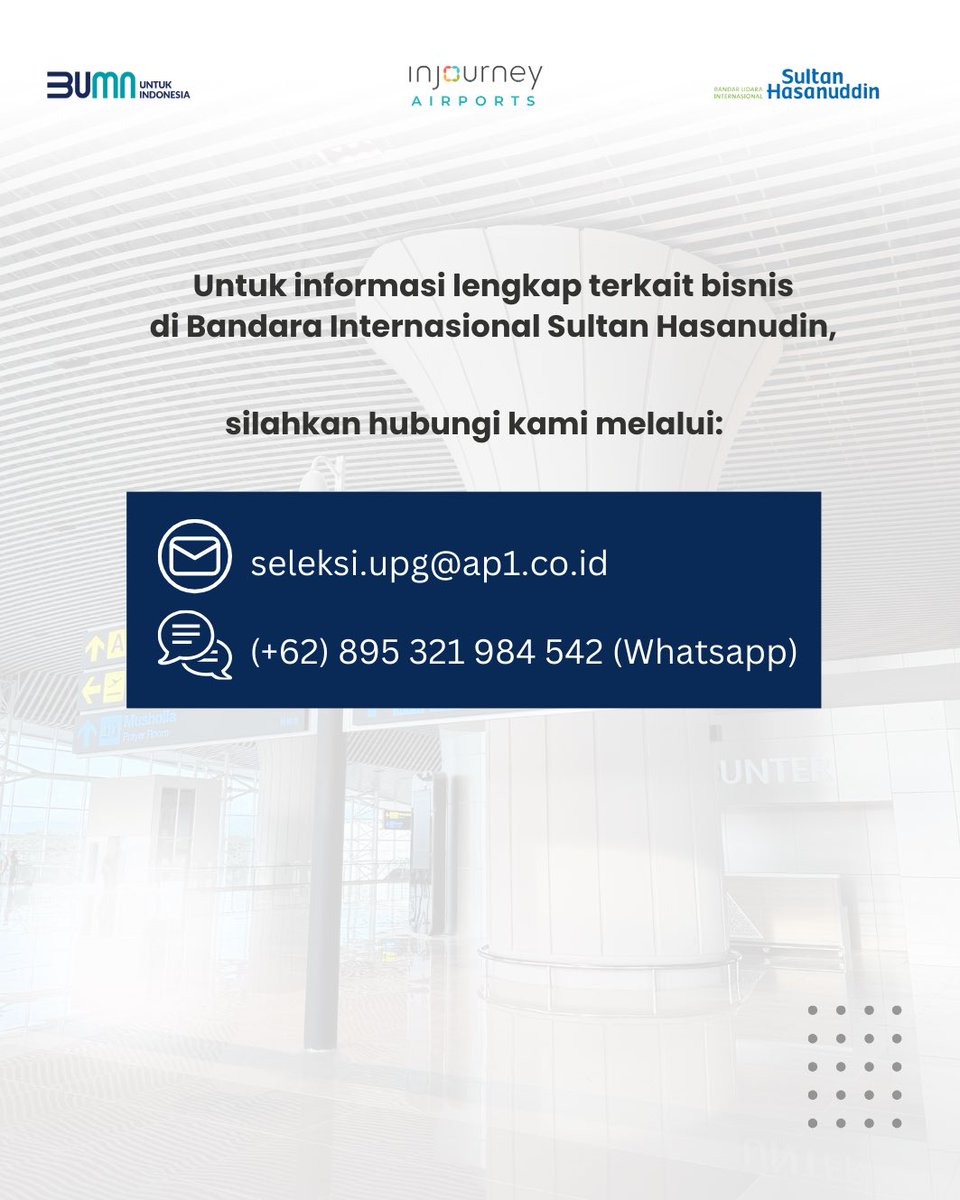 Sultan Hasanuddin International Airport tweet media