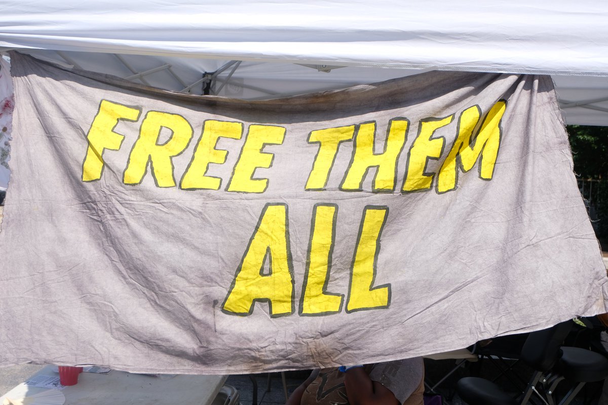 This weekend, we stood in solidarity at the .<a href="/CourtwatchDC/">Courtwatch DC</a> Cookout. We provided jail support, legal resources, &amp; a healing space for our loved ones navigating the criminal legal system. Thanks to all who supported ✊🏿

Wanna get involved? Email idabfree@harrietsdreams.org