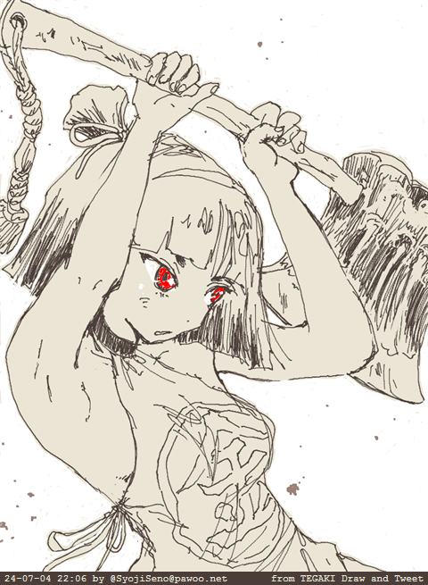 #2024年自分が選ぶ今年上半期の4枚 ホント自分、何やってたんだろうね。  ・『花風に心 舞う』 ・「ZZZ・・・」 ・「シェ---ッ!」 ・「ハラヘッタなぁ。適当な熊でもいないかしら。」  #Archive #FA #tegaki_dt