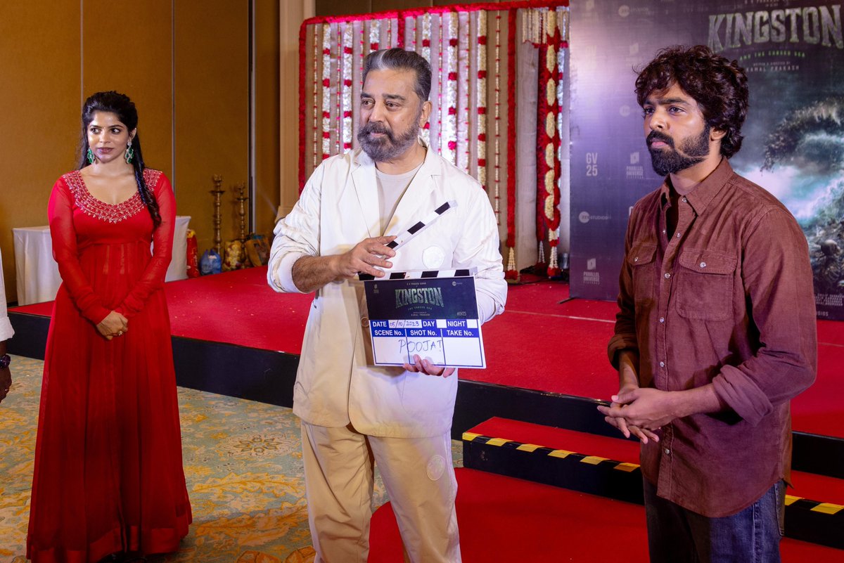 StarDa_India's tweet photo. - @gvprakash’s #Kingston, directed by the talented #KamalPrakash, is a sea horror fantasy.
- #Zee has already acquired the rights in a record-breaking deal.
- Kingston is planned as a “trilogy” (3 parts) and it aims to revolutionize the perception of fantasy films in the South. https://t.co/OYtt2gCHJt