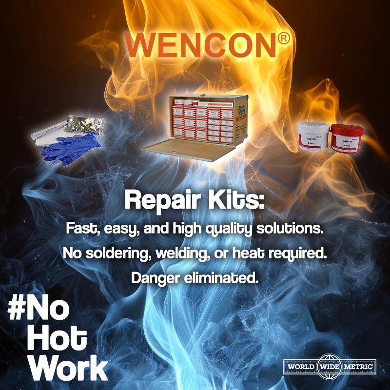 WorldWideMetric's tweet image. Revolutionize your repairs with #Wencon - effortless, permanent, class approved, and #NoHotWork required! 
 #RepairSolutions 
#Wencon