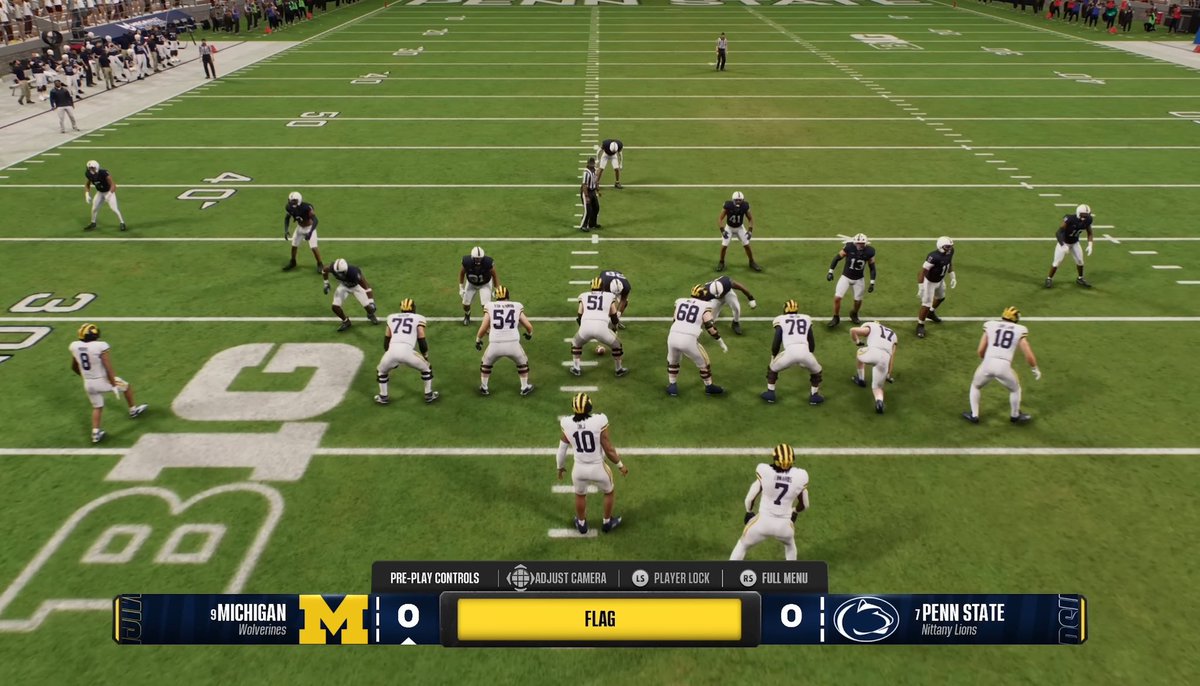 CFBKings's tweet photo. Taking a delay of game on the first play today to honor NCAA14 https://t.co/vDM8UcCKlc