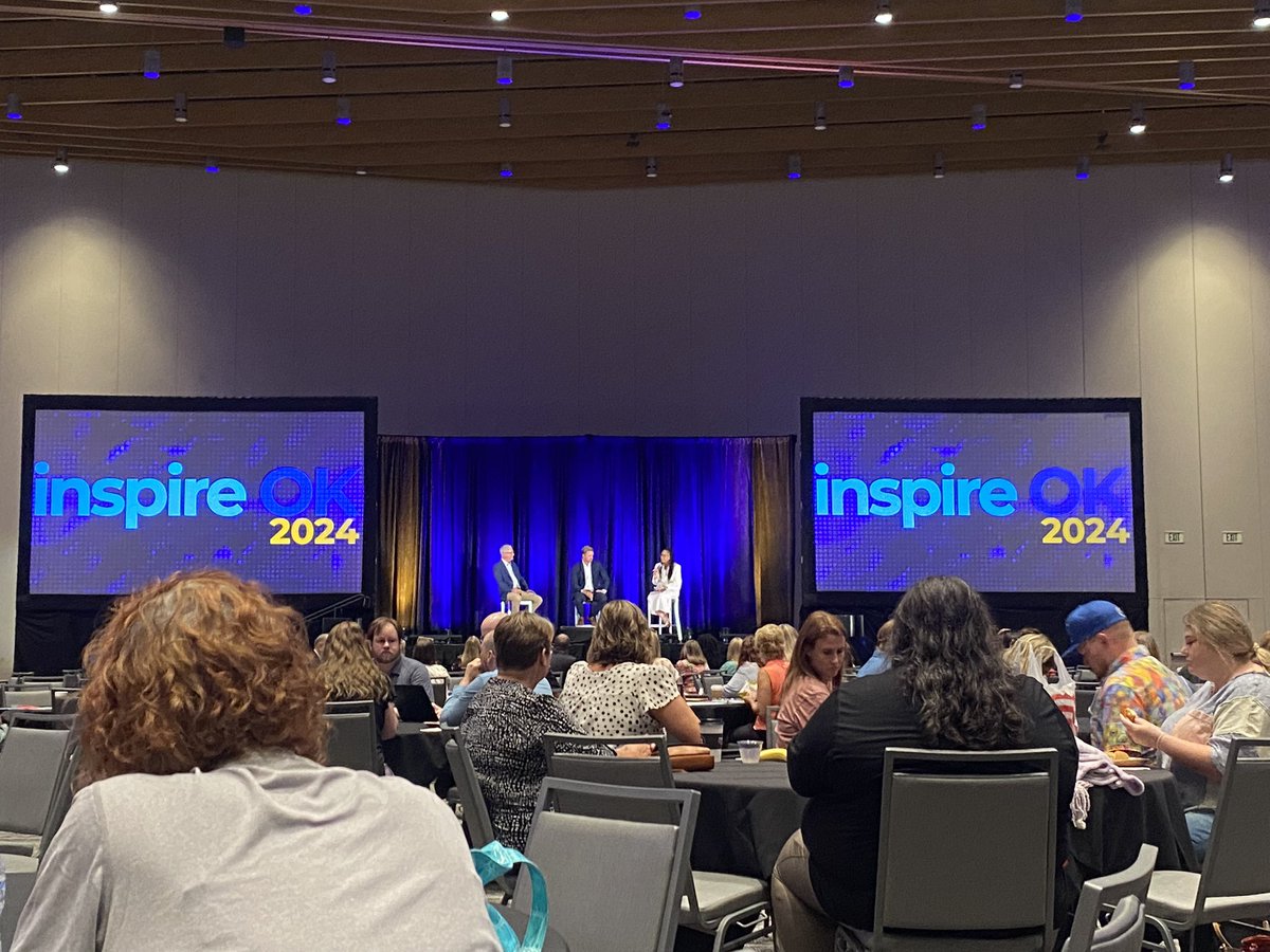 #inspireok2024 
Off to the new academic year.