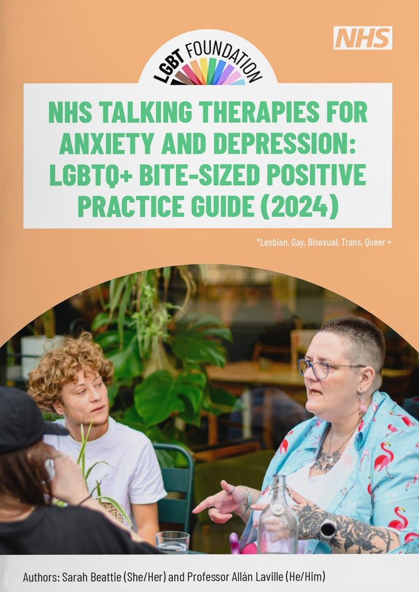 BABCP (@babcp) on Twitter photo We're delighted that <a href="/LGBTfdn/">LGBT Foundation</a> has shared the new NHS Talking Therapies LGBTQ+ Positive Practice Guide, which provides practical recommendations for supporting the LGBTQ+ community.
A helpful 'bite-sized' guide has also been developed, find out more here buff.ly/3y4Eap2 We're delighted that <a href="/LGBTfdn/">LGBT Foundation</a> has shared the new NHS Talking Therapies LGBTQ+ Positive Practice Guide, which provides practical recommendations for supporting the LGBTQ+ community.
A helpful 'bite-sized' guide has also been developed, find out more here buff.ly/3y4Eap2