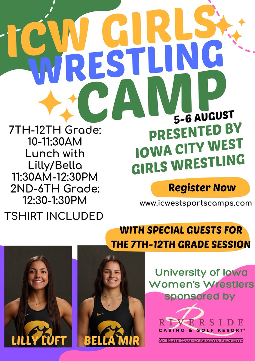Calling all ladies interested in wrestling! See the opportunity being hosted at West High Aug. 5 &amp; 6.