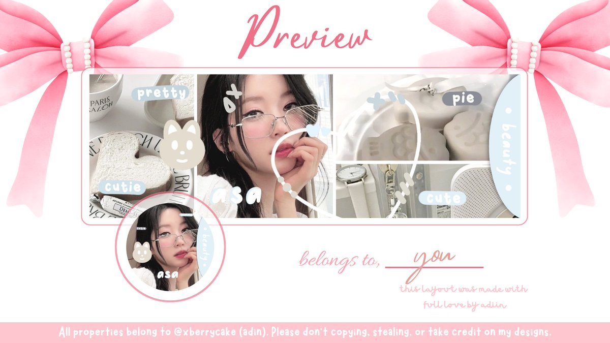 Help Repost, Thanks 💓🙌🏻

— 🎀✨ adiin punya 4 layout ready stock yang bisa kamu ambil kapan saja! 
Price nya Rp 10.000 , sudah free re-text . 
Lengkap nya bisa liat di alt masing-masing gambar!  🦋
#zonauang #zonajajan