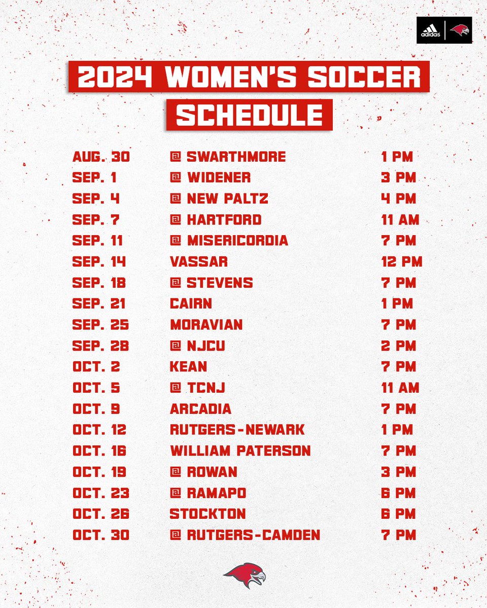 Montclair State Athletics (@msuredhawks) on Twitter photo WE READY ‼️
Revealing the 2024 slate for Women’s Soccer! ⚽️
<a href="/montclairstateu/">Montclair State University</a> | #ComeFlyWithUs WE READY ‼️
Revealing the 2024 slate for Women’s Soccer! ⚽️
<a href="/montclairstateu/">Montclair State University</a> | #ComeFlyWithUs