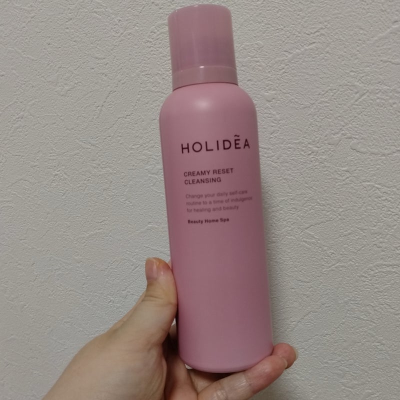 eringya0254's tweet photo. ホリーディアから商品提供をいただきました。
#PR　#ホリーディア　#HOLIDEA　#クリーミーリセットクレンジング
メーカー：株式会社マンダム
ブランド：HOLIDEA
商品名：クリーミーリセットクレンジング
容量/価格：195g/希望小売価格 3,080円(税込)
ダブル洗顔不要のミクロ炭酸*泡クレンジングです。 https://t.co/ei0V1Db02s