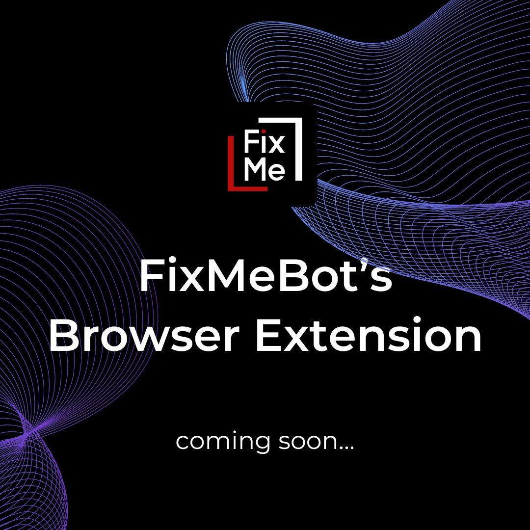 FixMeBot tweet media