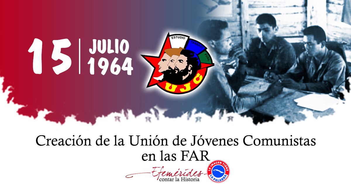 El 15 de julio de 1964 comenzó el proceso de constitución de la organización juvenil en las FAR y ya hoy cumple 60 años, donde el compromiso de los jóvenes, ante la complejidad del momento, es más fuerte que nunca.
FELICITACIONES!
#JovenFAR60 #GenteQueSuma