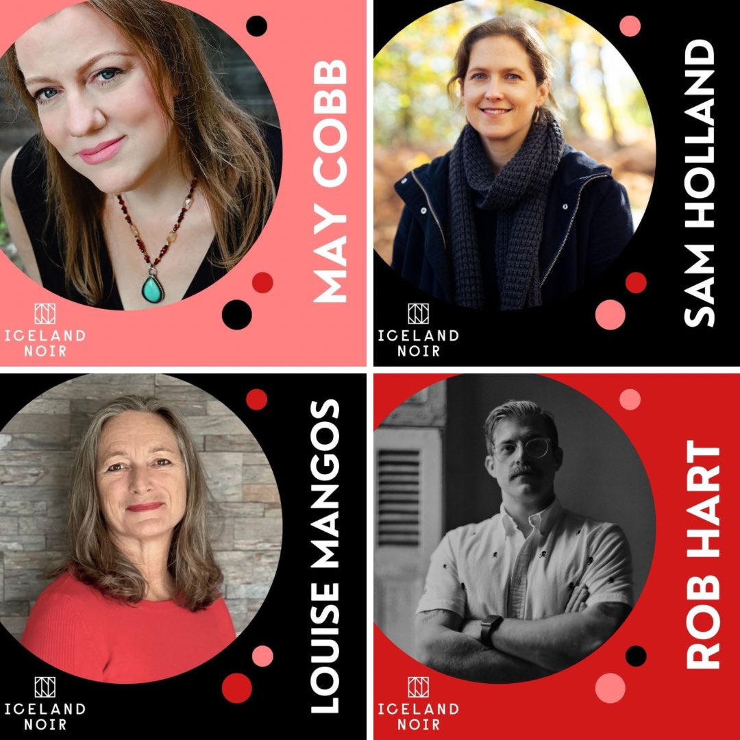 The #IcelandNoir2024 lineup just keeps getting better &amp; better! Visit our website for the full lineup so far — including amazing crime writers like <a href="/HeidiPerksBooks/">Heidi Perks</a> @robwhart <a href="/SamHollandBooks/">Sam Holland</a> <a href="/LouiseMangos/">L-ooo-eee-s Manghost 👻🧙‍♀️</a> <a href="/MystNoir/">Angela Henry has left the building.</a> and MANY more! 

icelandnoir.com