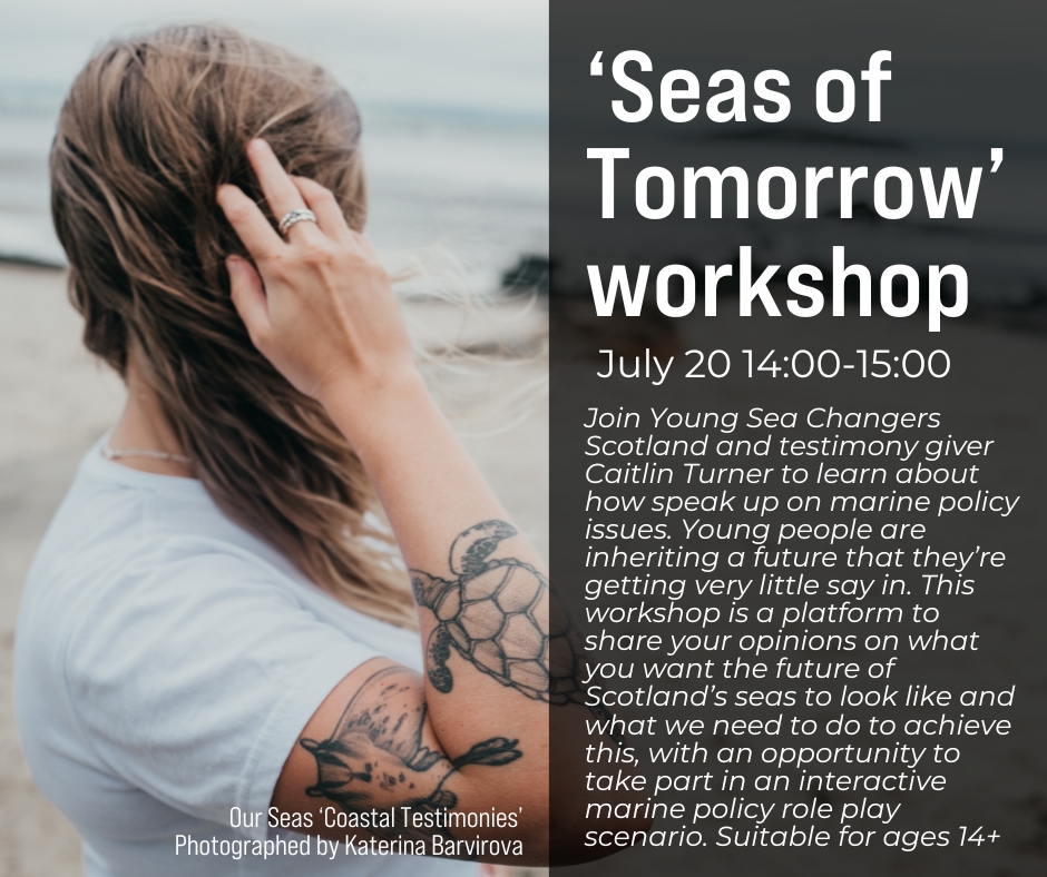 ourseas_scot's tweet image. We are excited to be joined by @thatsealgirl
from @Youth4Seas @siftscotland who will be running a workshop during 'Coastal Testimonies' event and exhibition in Eyemouth 19-21 July  

More info 👉 bit.ly/CTeyemouth #coastaltestimonies