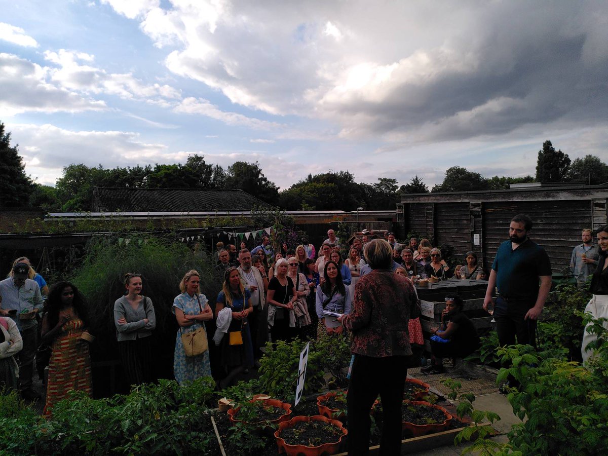 GMFreeze's tweet photo. Thanks to @UKSustain for a lovely garden gathering - was great to connect to so many allies in the progressive food and farming movement. And to hear some groundbreaking moments of Sustain's 25-year history from the inspiring @Kath_Dalmeny. But... how many hours of kids TV?! https://t.co/3YTZuKuVmW