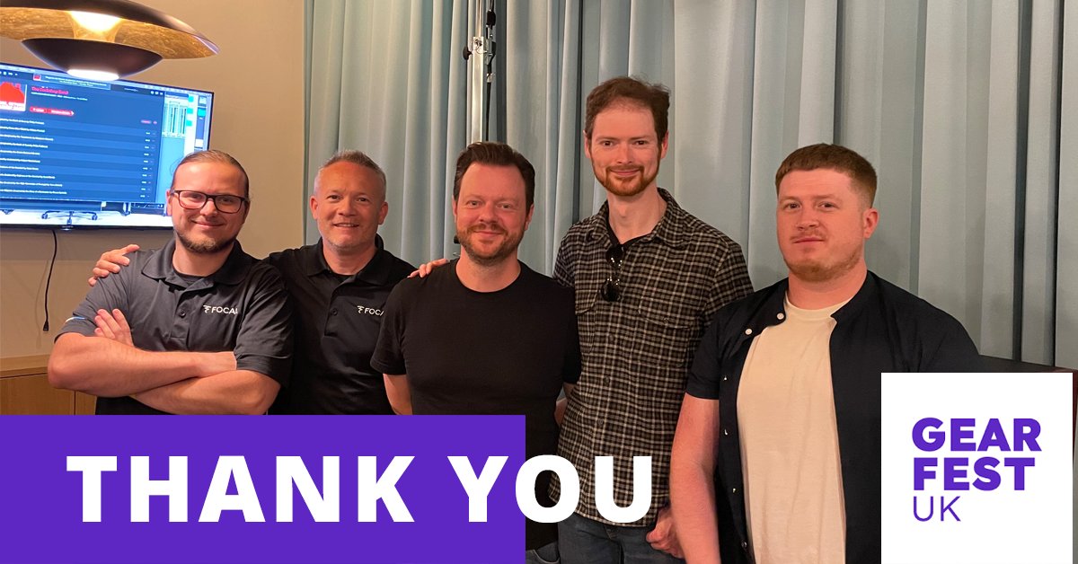 Thank you #GearFest! That's a wrap for 2024 – special thanks to our indispensable <a href="/FocalOfficial/">Focal Official</a> partners Sylvain &amp; Vincent along with all the enthusiasts, artists &amp; industry friends who came to check out our incredible Focal atmos and headphone offerings.

See you all in 2025 🎉