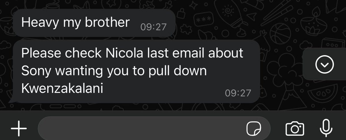 Kwenzakalani has been taken down! My apologies to the fans! But we got news myself &amp; <a href="/SIR_TRILLSA/">GHOST</a> dropping new music on Friday.🤘🏽🔥