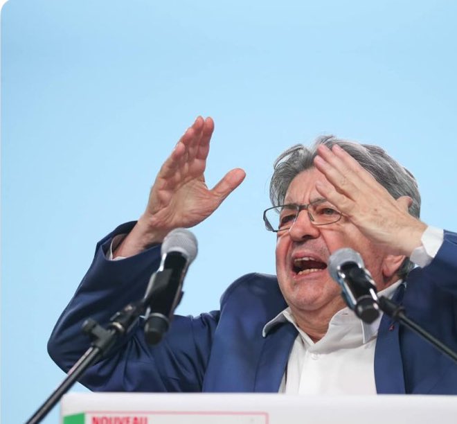 WeberFrancois1's tweet photo. 62% des sympathisants LFI ne veulent plus de Melenchon 
96,5 % des Français ne veulent pas de Melenchon au gouvernement 
81% des Français pensent que LFI est plus détestable que le RN https://t.co/z9hoQVoKr8