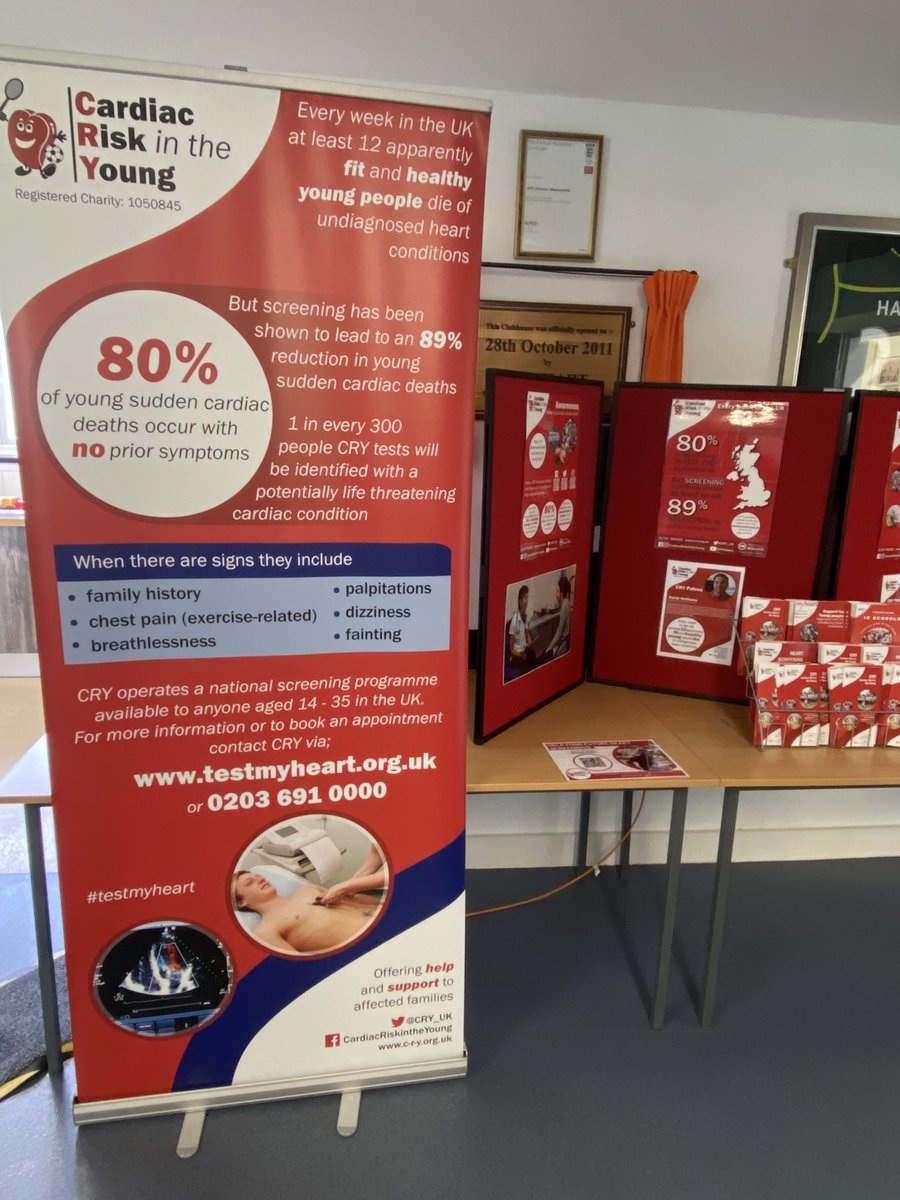 Big thanks to <a href="/CRY_UK/">CRY</a> and the community check up sessions which our kids took over the weekend #testmyheart #Manchester #CommunitySupport