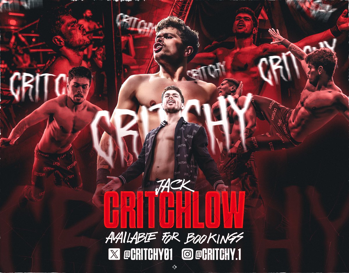 Critchy01's tweet photo. Just putting this out here again cos Iβve smashed the first 6months of this year now letβs finish this year with me everywhere
#wrestling #britwres #scousepower https://t.co/KlHyxsDk2y