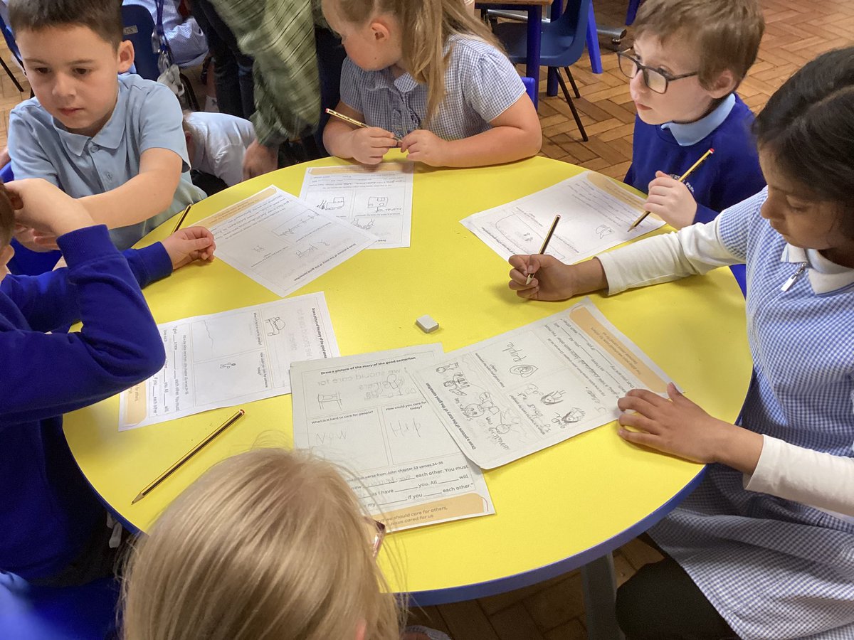 MPPS_Wirral's tweet photo. Year 1 had a fantastic afternoon learning about how we care for one another and the tale of the Good Samaritan, what a lovely afternoon! #MPPSRE #thegoodsamaritan #caring https://t.co/7JHzGU9txw