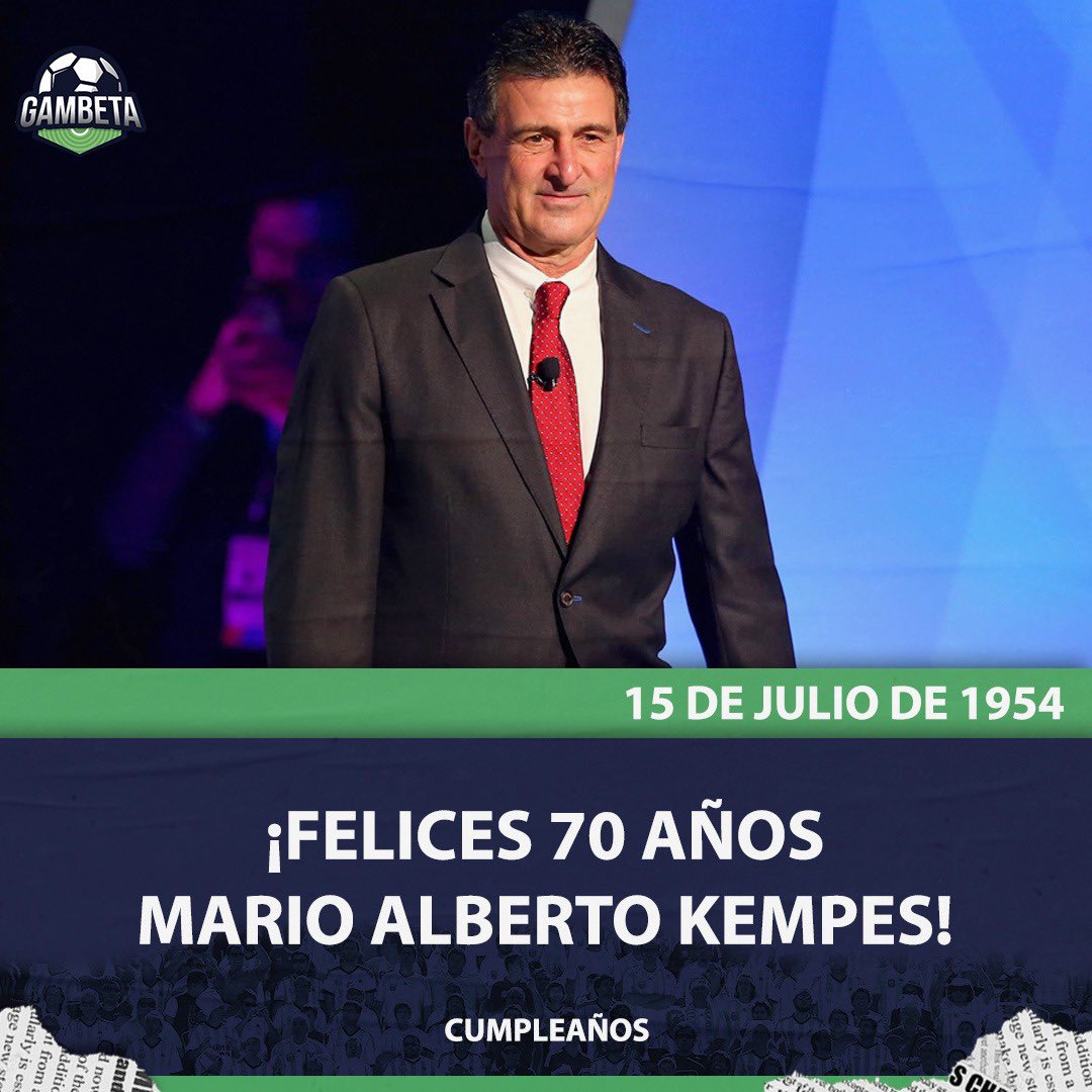 GambetaLP's tweet photo. [#Aniversarios🎂] ¡Feliz cumpleaños Mario Alberto Kempes!

📌 Trayectoria:
▶️ #Instituto🇦🇷 
▶️ #RosarioCentral🇦🇷
▶️ #Valencia🇪🇸 (X2)
▶️ #River🇦🇷
▶️ #FirstVienna🇦🇹
▶️ #SanktPolten🇦🇹
▶️ #Kremser🇦🇹
▶️ #ArturoFernándezVial🇨🇱
▶️ #PelitaJaya🇮🇩 https://t.co/cRFEkHnx18