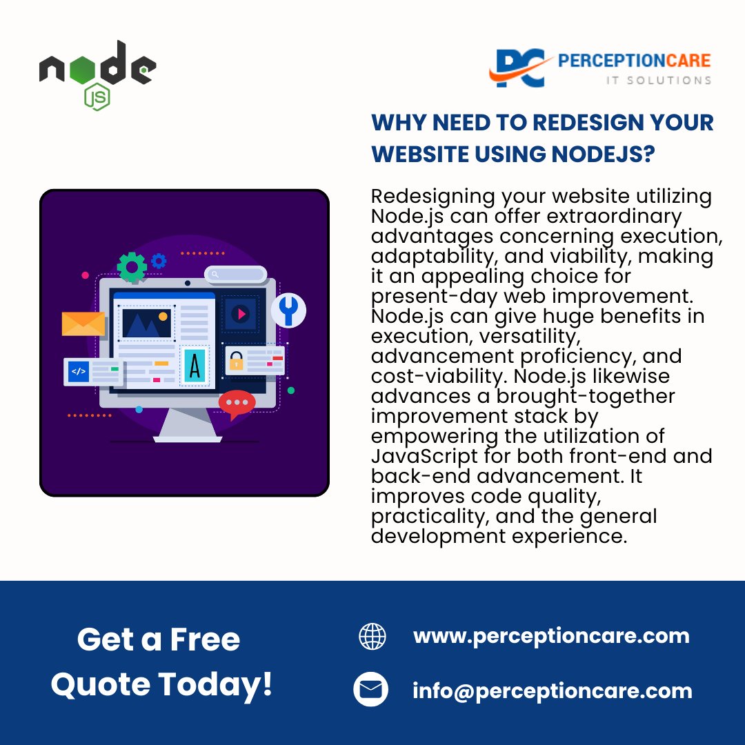 perceptioncare's tweet photo. Why Need to Redesign Your Website using NodeJS?

Read More: https://t.co/cx7WIcTW8r

#nodejs #apps #application #development #design #solutions #perceptioncare #services #redesign https://t.co/8rXxPVlu1X