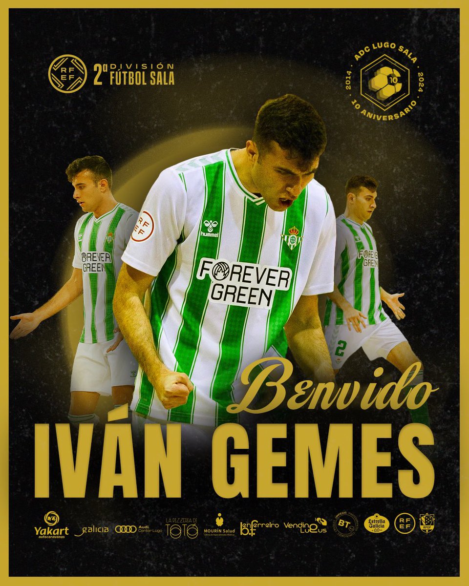 ✍️ OFICIAL | Iván Gemes, novo xogador do Lugo Sala! 

🔝O xogador cordobés procedente do Real Betis Fustal formará parte da nosa viaxe en #SegundaDivisiónFS

🔗 lc.cx/H3SsmP

👋 Benvido, Iván! | ¡Bienvenido, Iván! 

#BenvidoIvánGemes #ViaxaconNós
