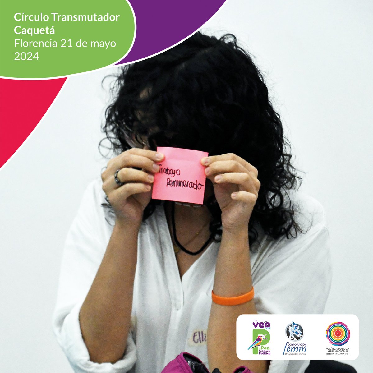 redteveoconp's tweet photo. 🌈 🏳️‍⚧️💜 Nuestro Círculo Transmutador en Florencia, Caquetá, destacó la importancia del control social en la implementación del Acuerdo de Paz. Las organizaciones de mujeres y personas LGBTIQ+ lideran el camino hacia la paz inclusiva desde el la Amazonía.🌿#TeVeoConP @giz_colombia https://t.co/DvEW0yOXi5