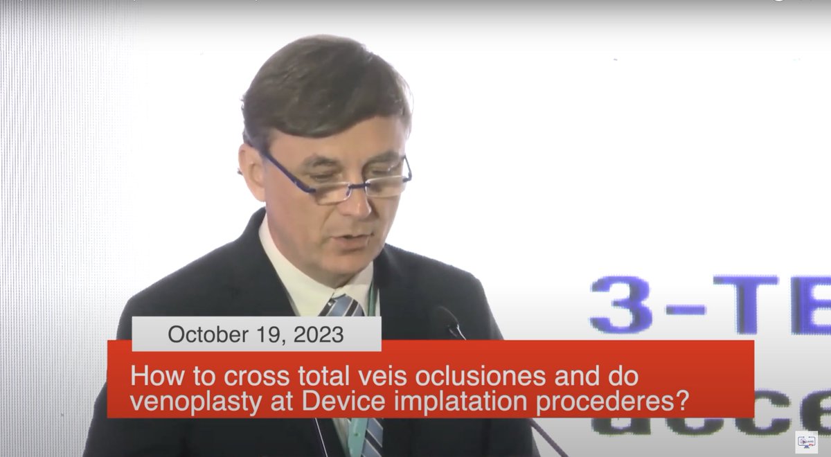 LAHRSonline1's tweet photo. 3- “Cómo Cruzar Oclusiones Venosas Totales y Realizar Venoplastia en Procedimientos de Implantación de Dispositivos” Dr. @nlcabanillas 🇦🇷
#LAHRS2023 #LAHRSTV
https://t.co/G6hxqT5I6p https://t.co/gfQ5GWVk87