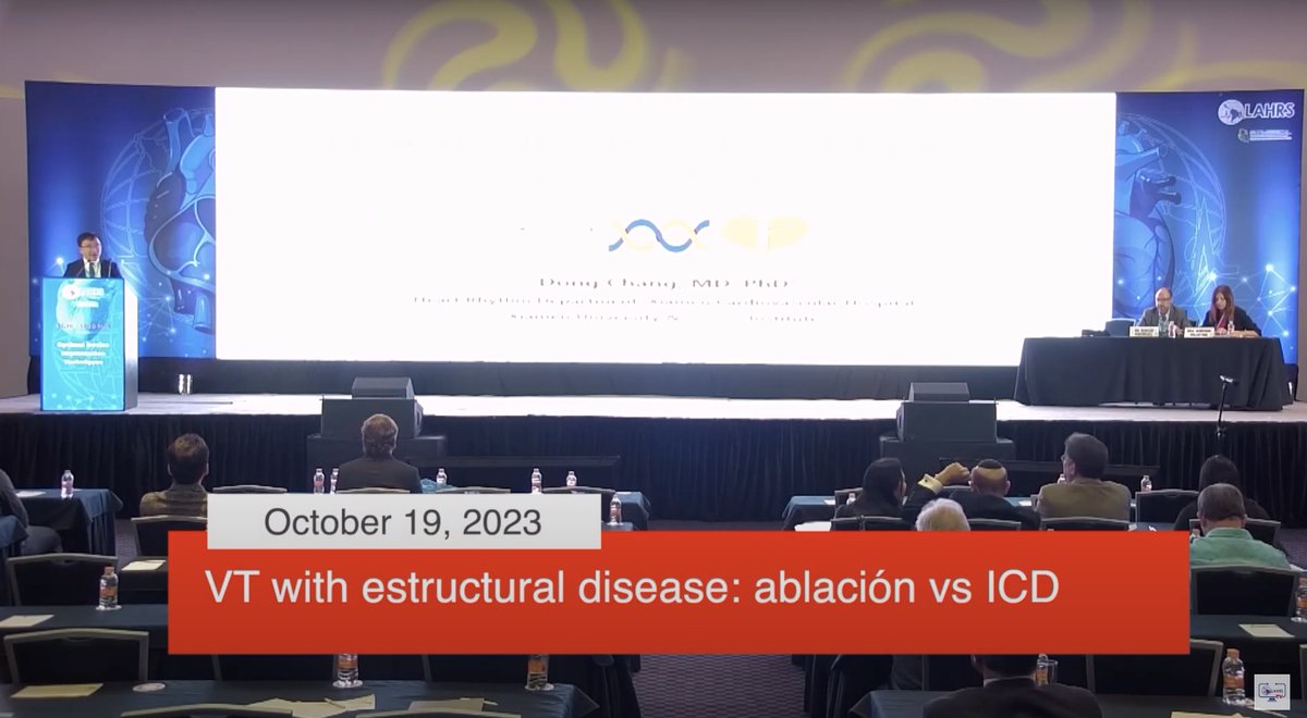 LAHRSonline1's tweet photo. 4- “TV con Enfermedad Estructural: Ablación 🆚 CDI”
Dr. Chang Dong 🇨🇳
#LAHRS2023 #LAHRSTV
https://t.co/G6hxqT5I6p https://t.co/MrHFZSoiH1