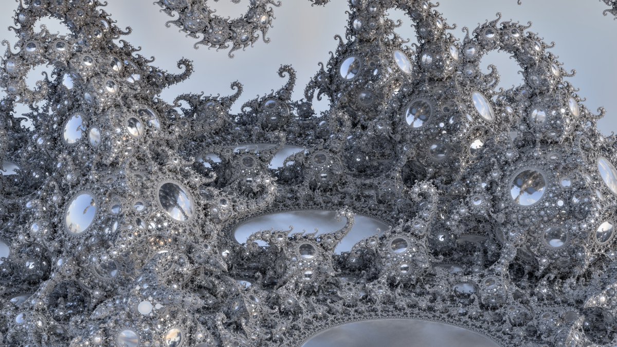 Closeup.
#raytracing #MetalRT #rendering #fractal