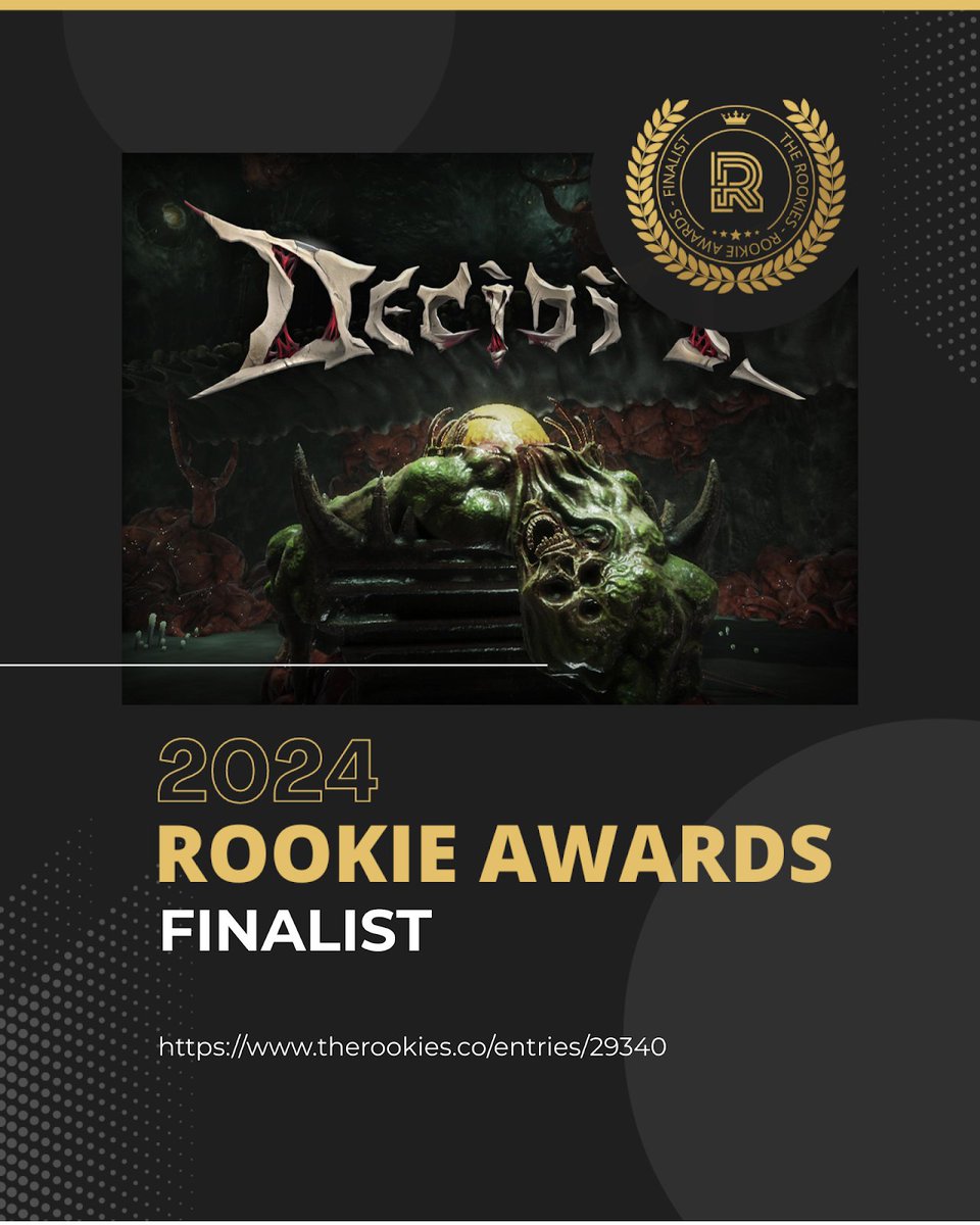Charlooow_'s tweet photo. Hellooo Twitter, I'm not dead hehe  !! 👋

I'm a bit late but I'm proud to announce that our game Decidit is contesting as finalist  for the Game Of The Year title of @TheRookiesCO  !!

Here's our entry if you'd like to check it out !

▶ https://t.co/12KxL211nH ◀ https://t.co/DIuwpLW6L2