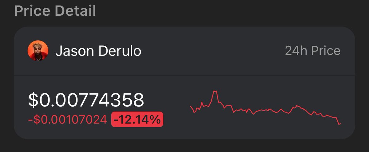$JASON giveaway:

1 winner - $5,000 in $JASON + 10 $SOL

<a href="/jasonderulo/">Jason Derulo</a> is working very hard on his token, cares a lot about his community.

- like, rt &amp; follow me 
- join my tg in my bio
- tag 2 friends in comments

winners will be selected through telegram members.