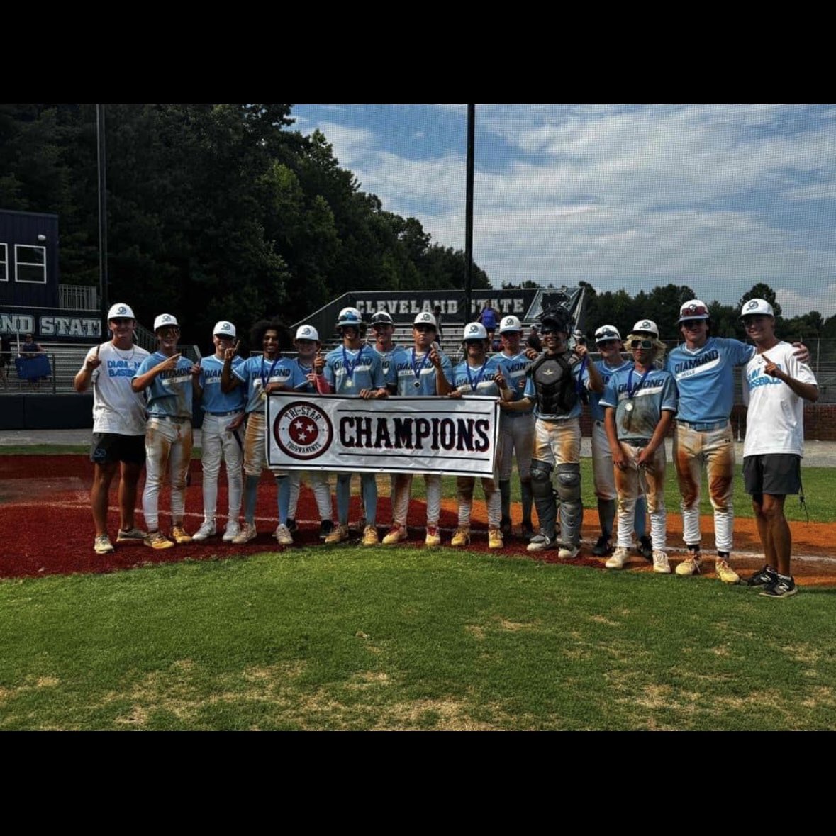 Alex Ferguson (@alexferg2027) on Twitter photo Finished with a win. Finished the last 3 tournaments .429 BA/.667 OBP/7 SB/6 RBI
Helped my team pitching. Pitched 1 inning and struck out 2.
<a href="/diamondheelsbb/">Diamond Heels Baseball</a> <a href="/kchs_baseball/">Catholic Baseball</a> Finished with a win. Finished the last 3 tournaments .429 BA/.667 OBP/7 SB/6 RBI
Helped my team pitching. Pitched 1 inning and struck out 2.
<a href="/diamondheelsbb/">Diamond Heels Baseball</a> <a href="/kchs_baseball/">Catholic Baseball</a>