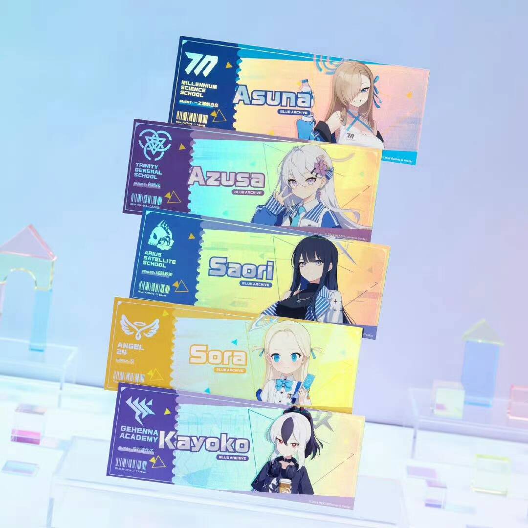 ブルーアーカイブ ローソン コラボ グッズ実物画像 #ブルアカ #ブルー