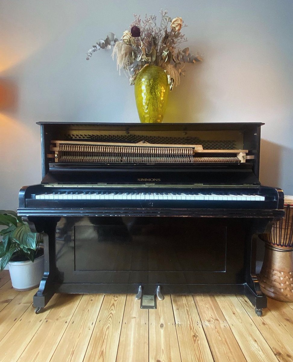 New piano in the studio.