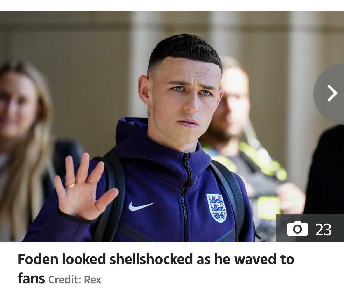 Why does Phil Foden’s hand look like it belongs to a child?!