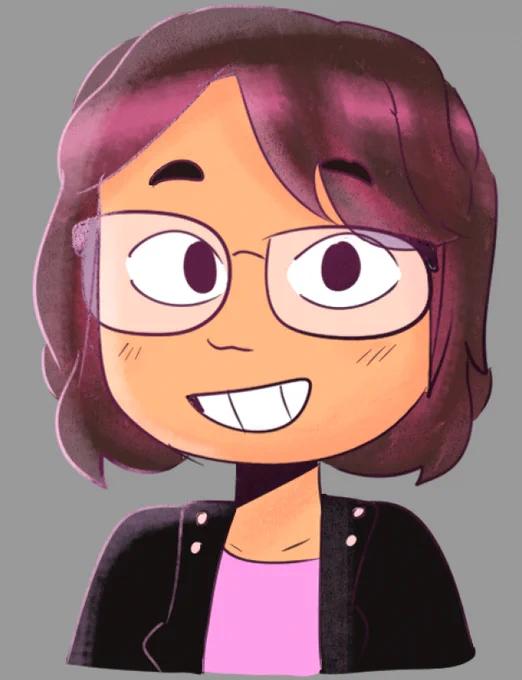 my partner got pink hair apparently 
