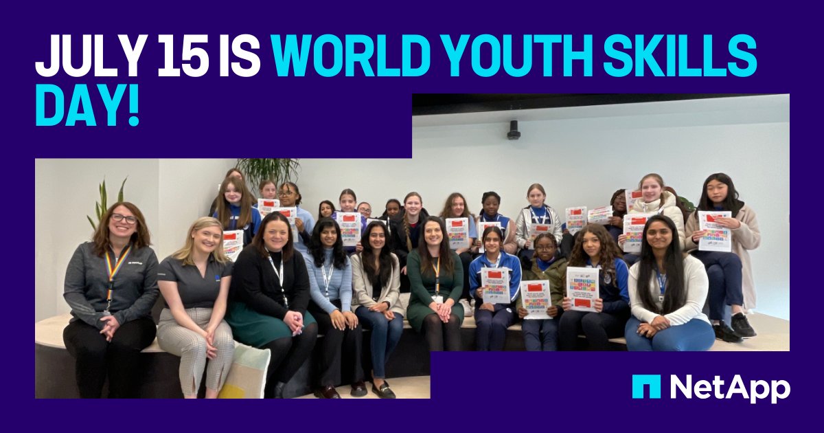 LifeAtNetApp's tweet image. Celebrating #WorldYouthSkillsDay!

Through NetApp’s #DataExplorers program, we partner with leading #STEM &amp;amp; youth development nonprofits worldwide to impart data literacy skills to enable students toward a brighter future.

🔗: bit.ly/47ykzcH

#NetAppCares #LifeatNetApp