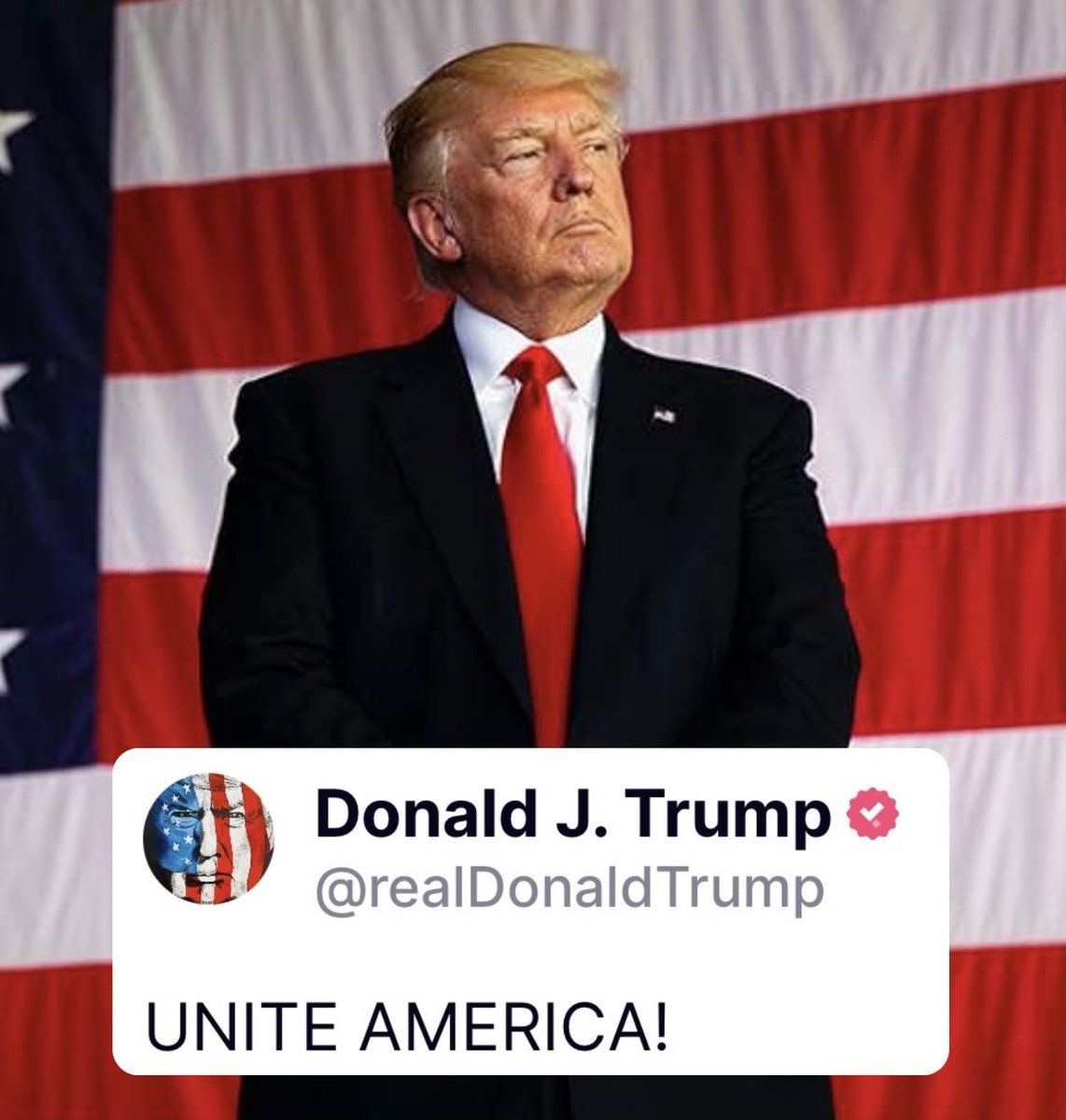 Republicans's tweet photo. UNITE AMERICA! https://t.co/T3JXAAKutN