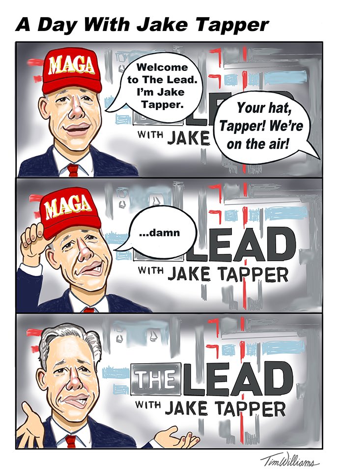 I’m fine with it if they fire MAGA Jake Tapper. 
#FireJakeTapper #BoycottCNN