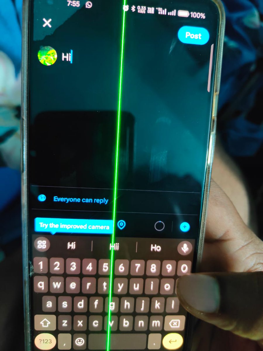 Bhanu31130937's tweet image. Hi @OnePlus_IN ,
2 years ago I had a dream to buy one plus mobile, then bought it with 50k in hand, Now today I got the greenline issue, this made me so sad, Please do something, I want my screen replacement not the vouchers.

#oneplusgreenlineissue
#greeline