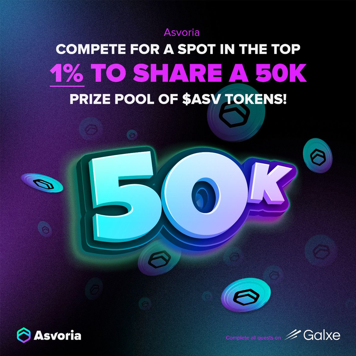 Asvoria_web3's tweet photo. After listening to some feedback from the community, we have updated the leaderboard rewards payout from the top .1% to 1%.  

This means that currently the top 10 of the leaderboard are on track to split $50,000!!

Are you in the top 10?? 

Join now! https://t.co/XG3SIe7mMO https://t.co/CDpx9jLrKR