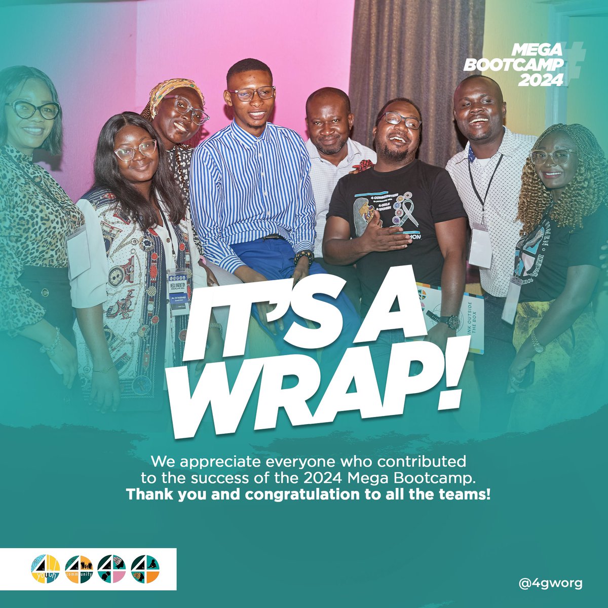 2024 #MegaBootcamp is a wrap!🥰🥳
We sincerely appreciate everyone who contributed to the success of the #MegaBootcamp🤩

Once again, congratulations to all participants. We celebrate you all.🥰😇. We look forward to your implementation😊.