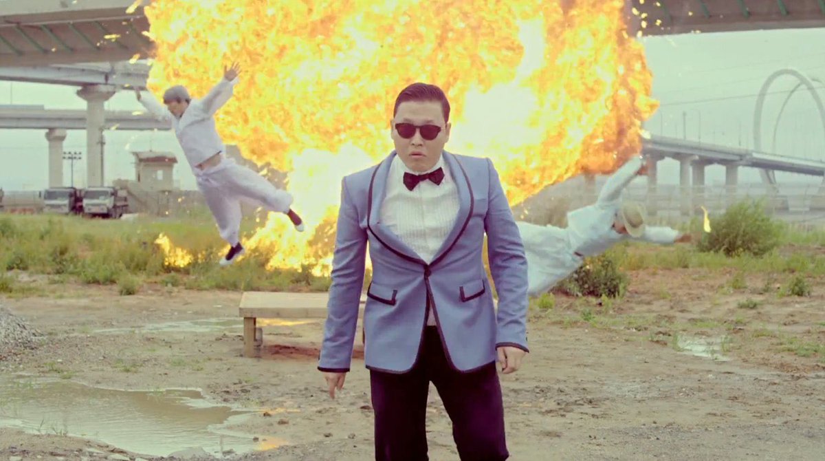 PopCrave's tweet photo. 12 years ago today, Psy released “Gangnam Style.” https://t.co/BwZSq4A1yK